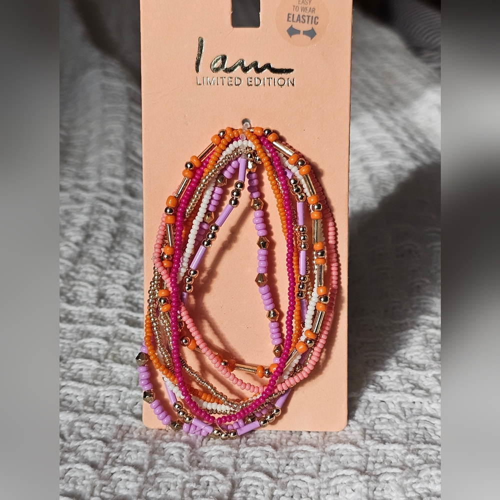 I am elastic boho bracelets